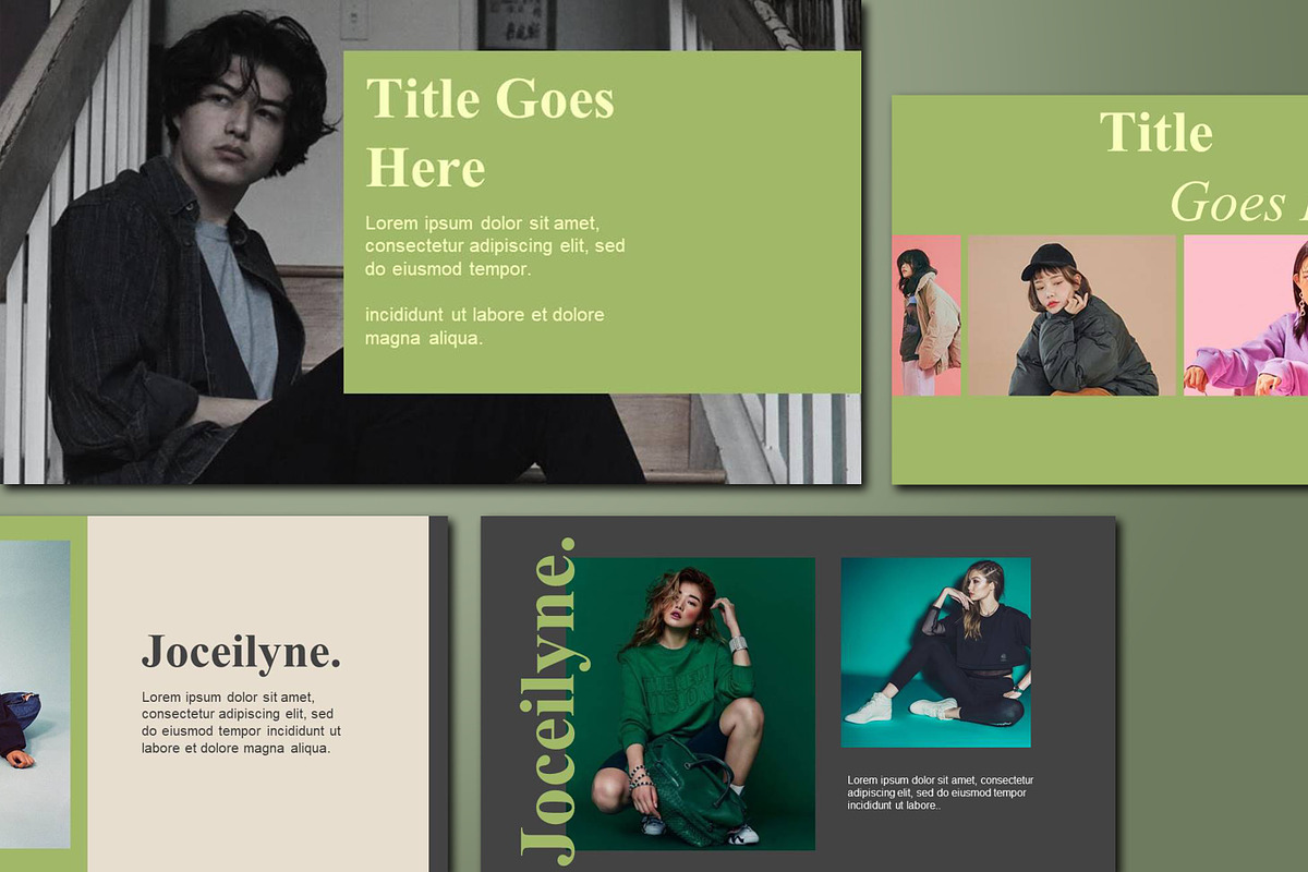 JOCEILYNE PowerPoint Template, a Presentation Template by Ompie Agrino (Photo 3 of 9)