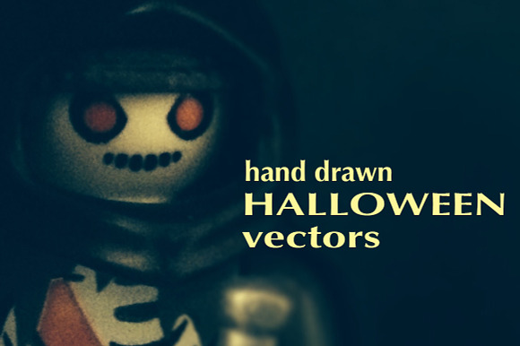 Hand drawn halloween vector preview 3