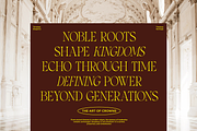 Crown Monarch - Stylish Elegant Font, a Serif Font by Say Studio (Thumbnail 7 of 10)