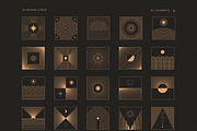 Lines - abstract boho logos, an Object Graphic by venimo (Thumbnail 5 of 8)