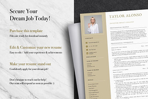 Clean Resume Template Pack Canva