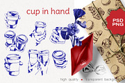 Coffee To Go&Desserts. Sketches., an Object Graphic by IrinaCzaran (Thumbnail 3 of 7)