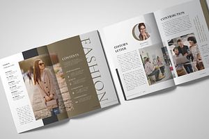 Magazine Template Fashion Theme