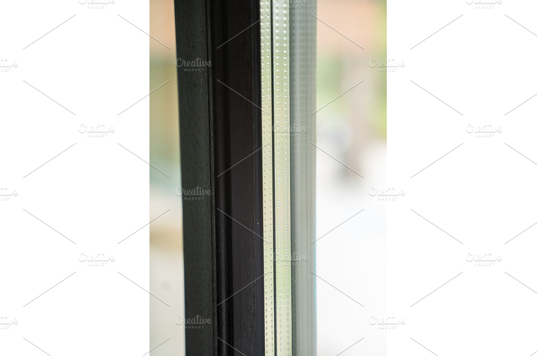 Textured aluminum frame with visible, an Architecture Photo by volodymyrshtun13795