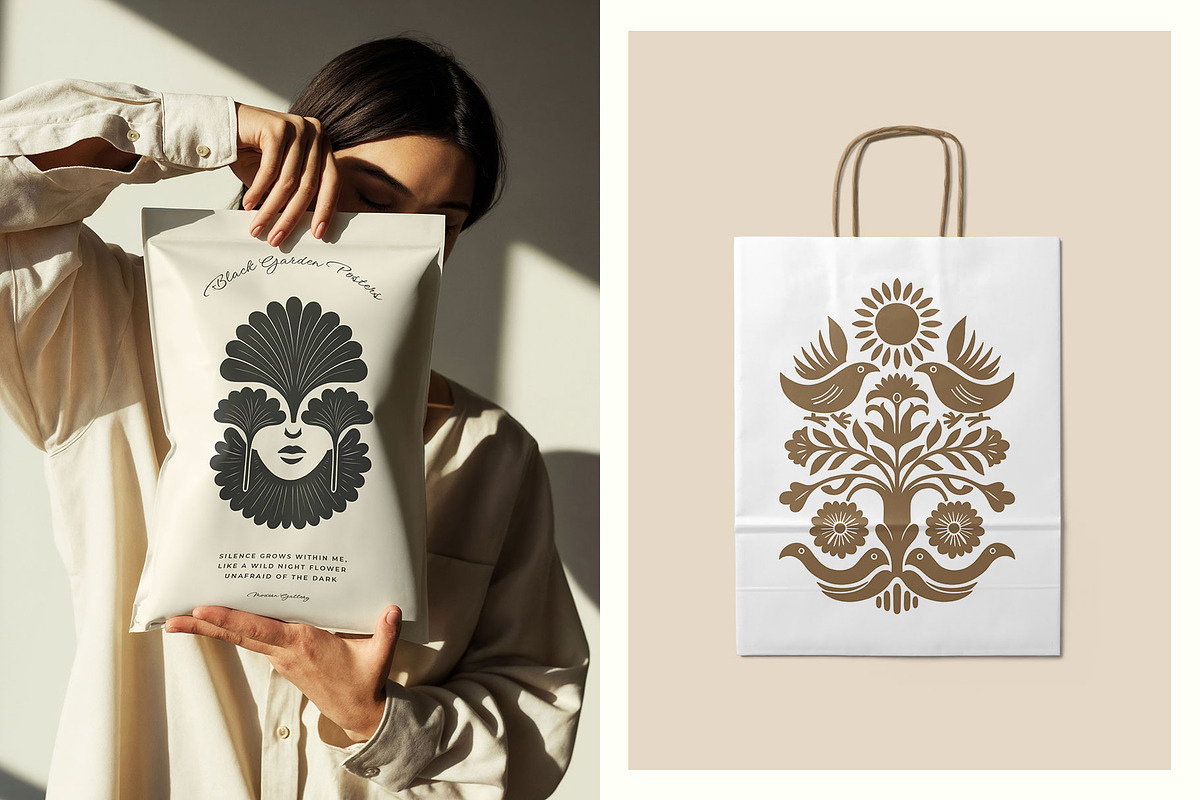 Black Garden | Wall Art Creator, an Object Graphic by Leleka.Store (Photo 8 of 16)
