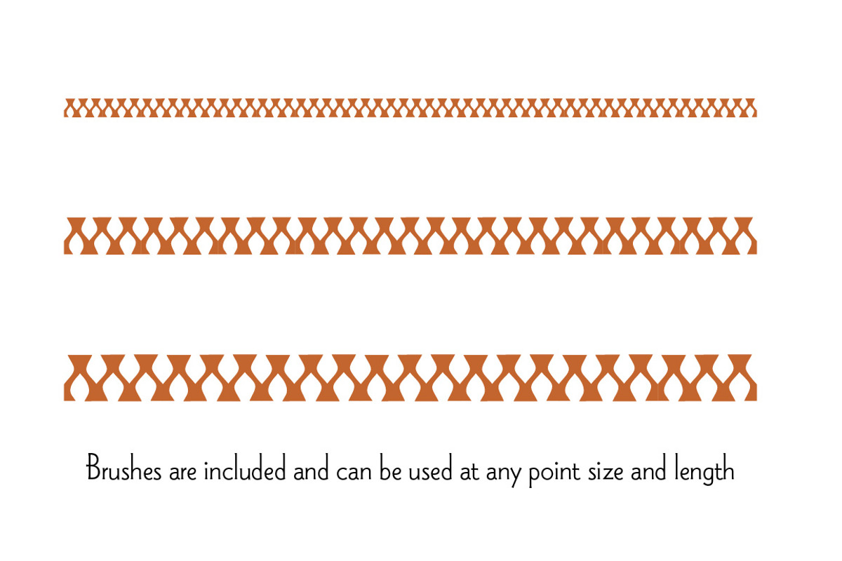 Stitched Border Vector Patterns, a Pattern Graphic by Melissa Held Designs (Photo 4 of 5)