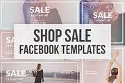 Shop SALE - 5 Facebook Cover + Post, a Social Media Template by Solid Pixel (Thumbnail 1 of 4)