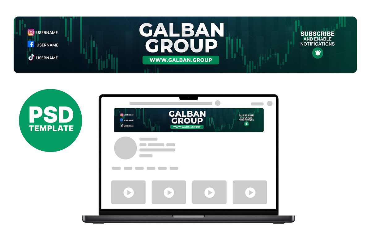 Forex Trading YouTube Banner, a Social Media Template by Vaughn Studios (Photo 1 of 5)