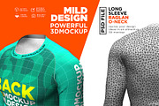 Raglan T-Shirt - 3D Mockup (Long), a Shirt Mockup by Mildstudio (Thumbnail 6 of 7)