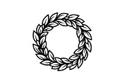 Leaf Laurel Wreath Frame Bundle, an Illustration by Gaye Art (Thumbnail 25 of 51)