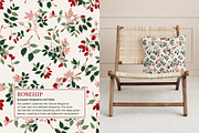 Rosehip Elegant Romantic Pattern, a Pattern Graphic by Mariia Kovalchuk (Thumbnail 5 of 13)