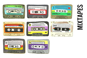 Mixtapes Clip Art - Transparent PNGs