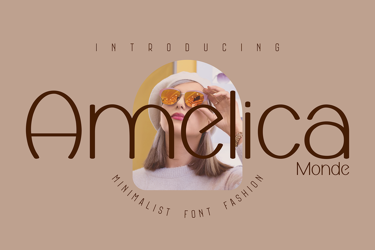 Amelica Monde Font, a Sans Serif Font by ponuppo (Photo 1 of 5)