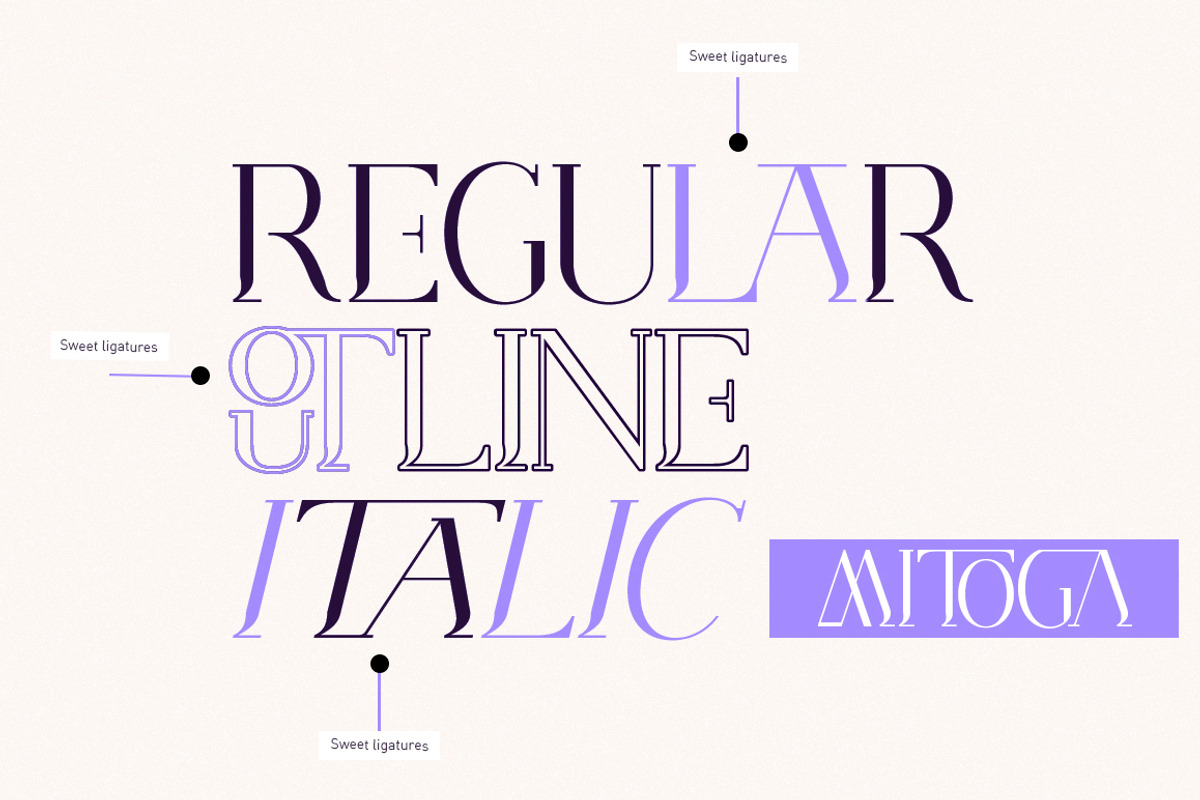 Mitoga Display, a Serif Font by Franstudio (Photo 6 of 15)