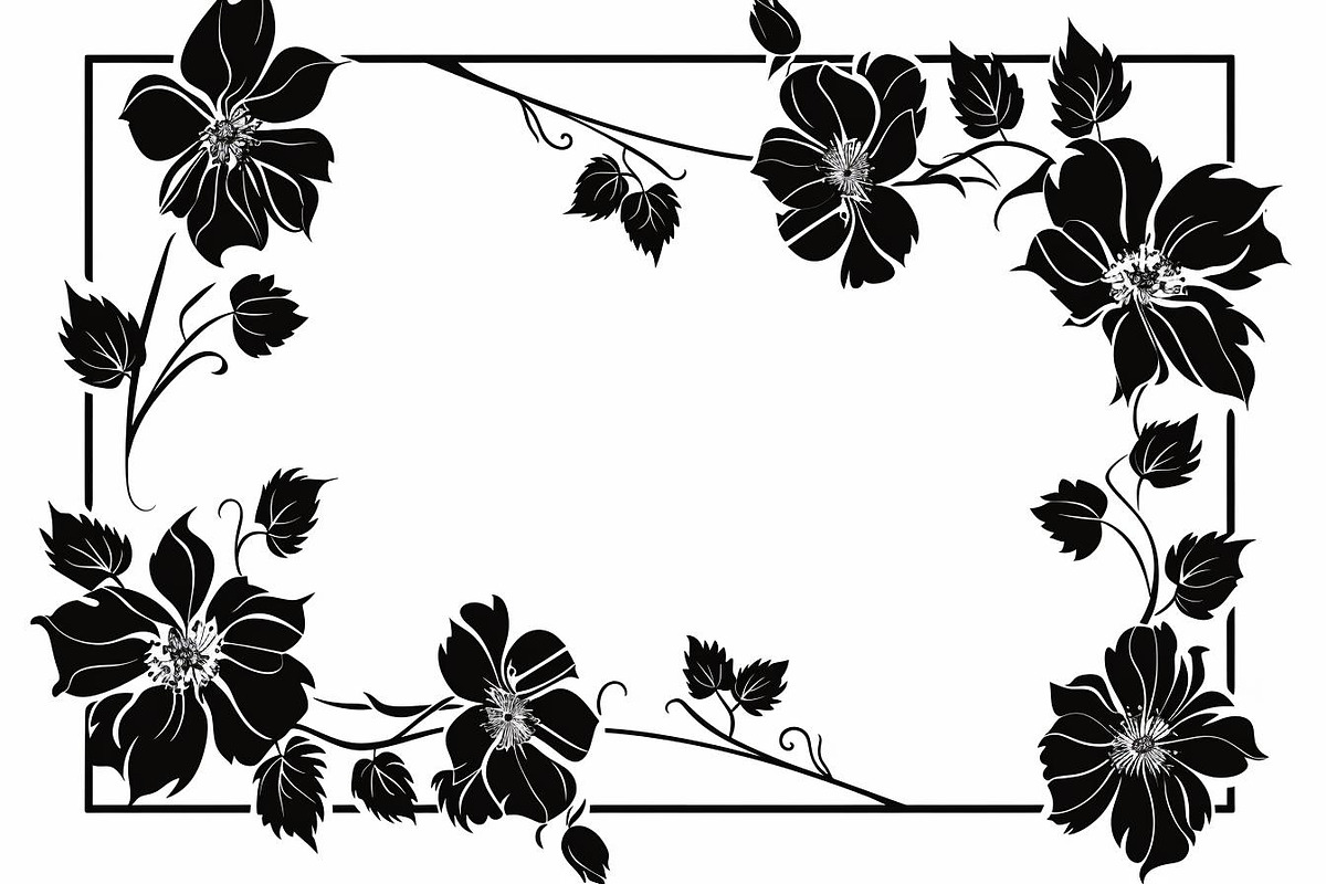 8 Floral Border Frame Bundle, an Illustration by Designs_River (Photo 8 of 9)