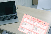 House Cleaning Schedule For Moms., a Social Media Template by Classic Clic (Thumbnail 1 of 3)