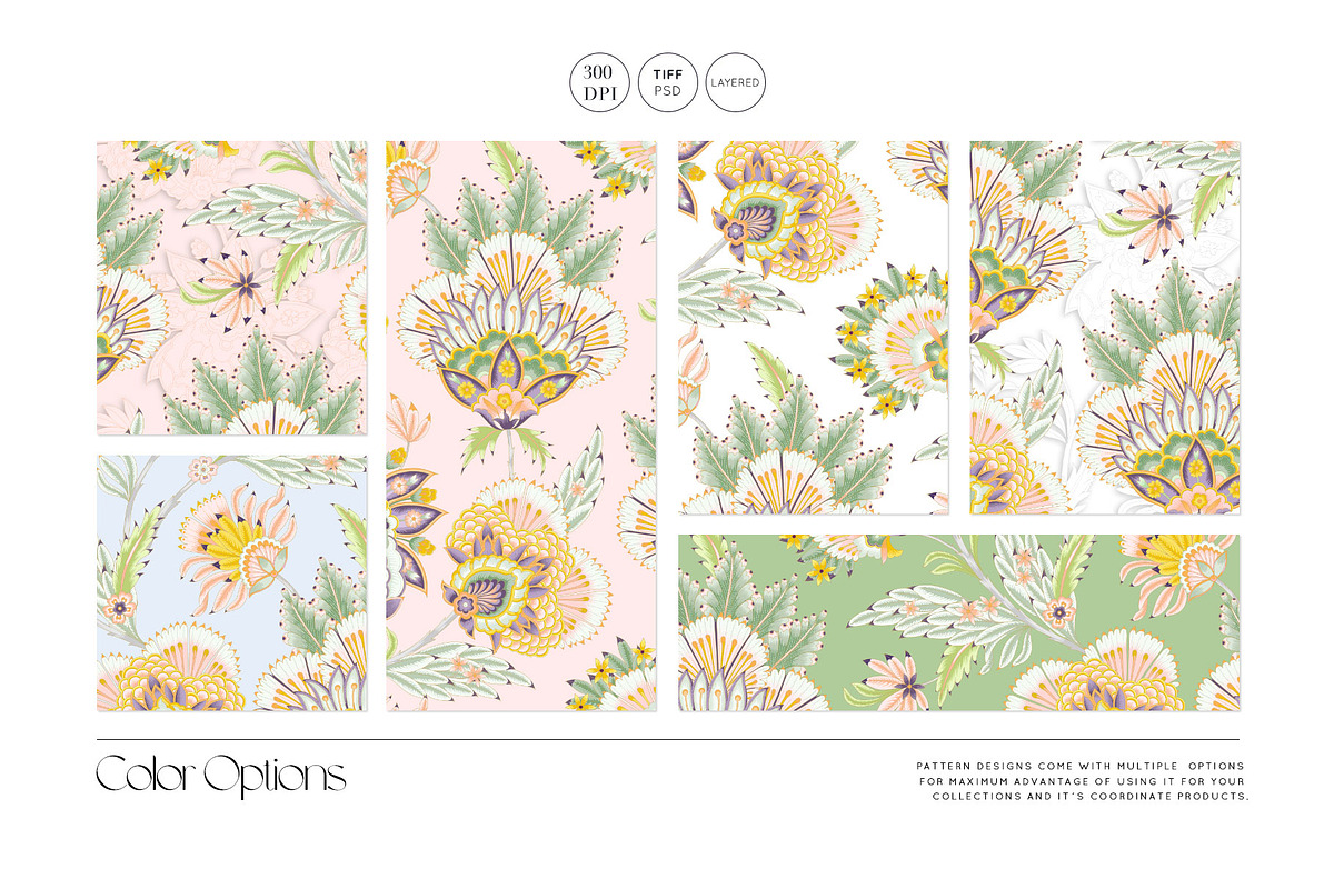 Royal Chintz Garden - Luxury Prints!, a Pattern Graphic by Pink Linen (Photo 2 of 15)