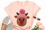 Crochet Faux Yarn Christmas Reindeer, an Illustration by SinaCreation (Thumbnail 2 of 7)