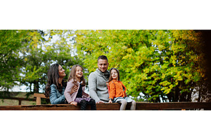Family enjoing beautiful view during, a Person Photo by HalfPoint