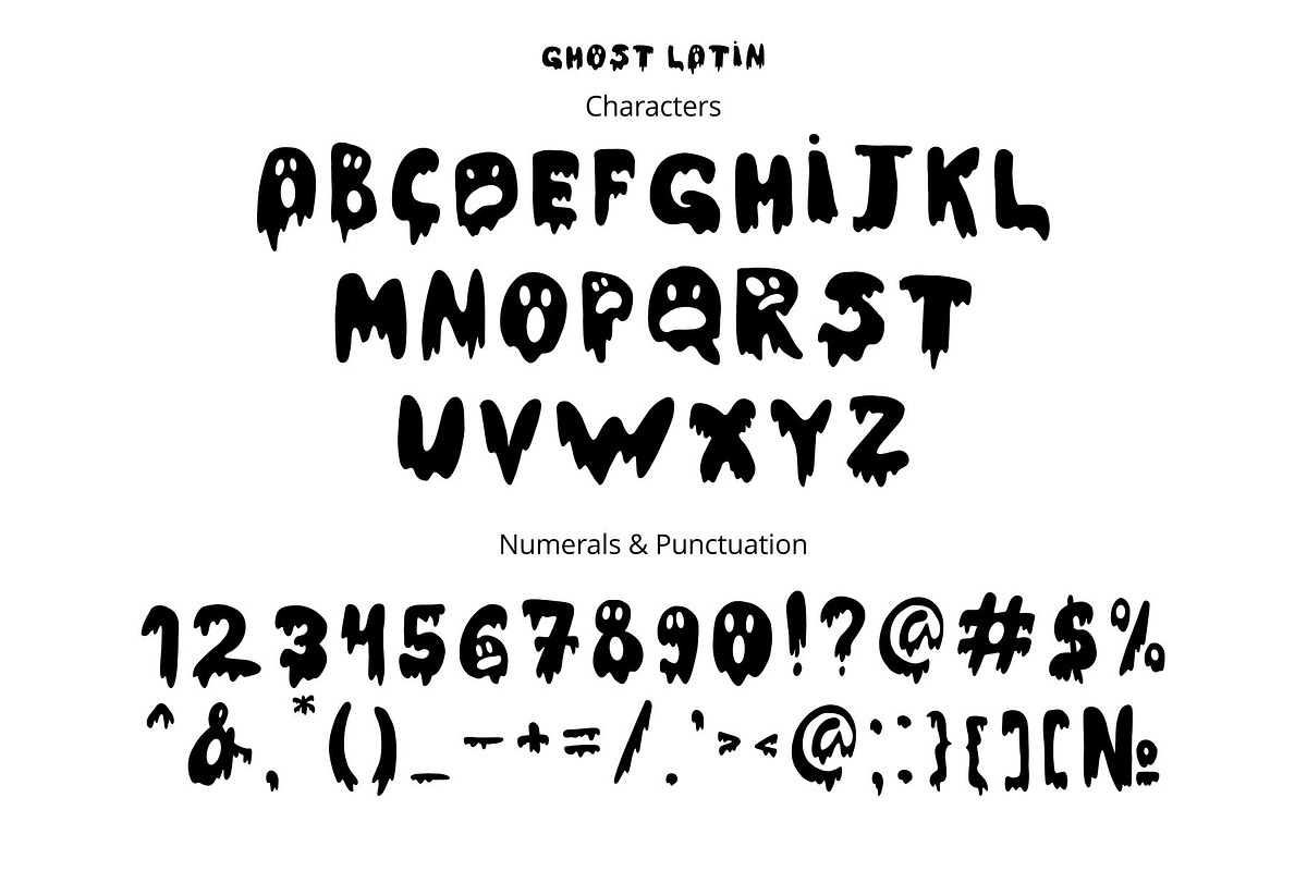 Ghost font, a Font by Malena (Photo 2 of 5)