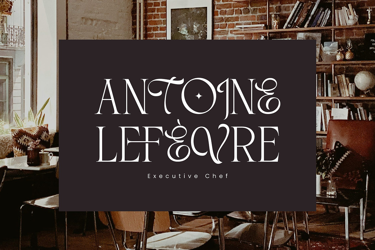 Horia Garden - Luxury Food Fonts, a Serif Font by Randi Irvan | Rvandtype (Photo 8 of 12)
