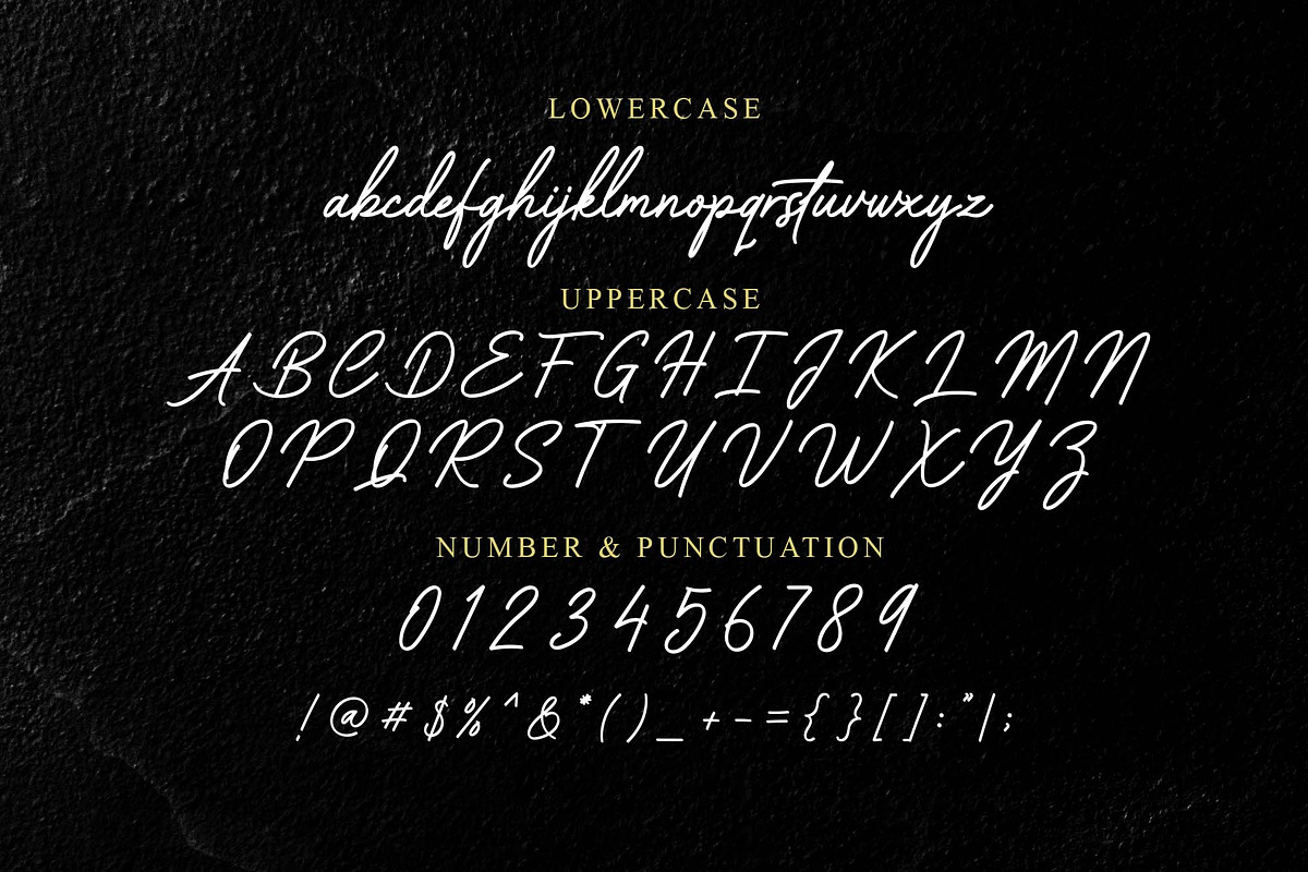 Capetown Signature - Stylish Font, a Font by MJB Letters (Photo 11 of 12)