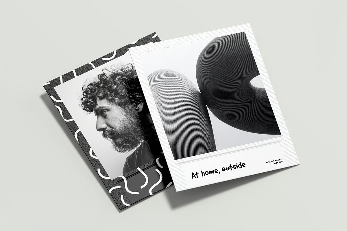 Instant Frame Mockup, an Advertising Mockup by zippypixelstudio (Photo 6 of 16)