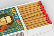 Match Box Mockup - 11 views, a Packaging Mockup by Illusiongraphic (Thumbnail 14 of 19)