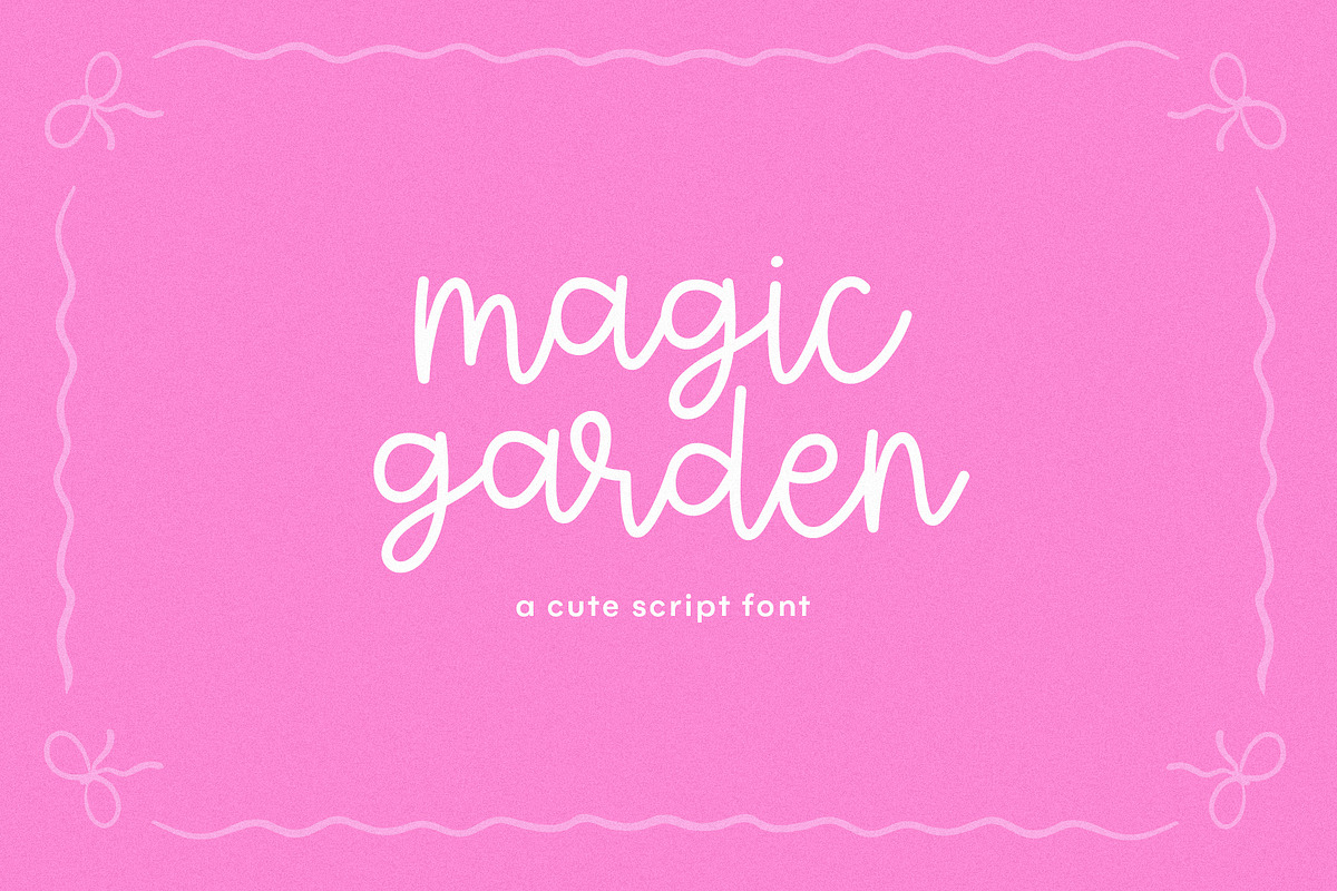 Magic Garden | Cute Script Font, a Script Font by KA Designs (Photo 1 of 15)