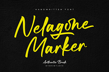 Nelagone Marker – Casual Marker Font