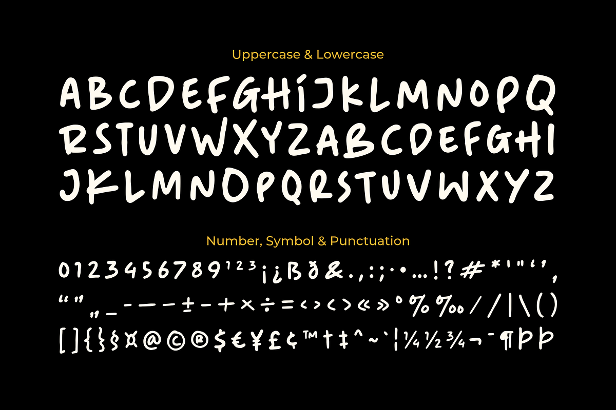 Ngopi Santuy - A Marker Font, a Handwritten Font by Ainun Jinan (Photo 10 of 11)