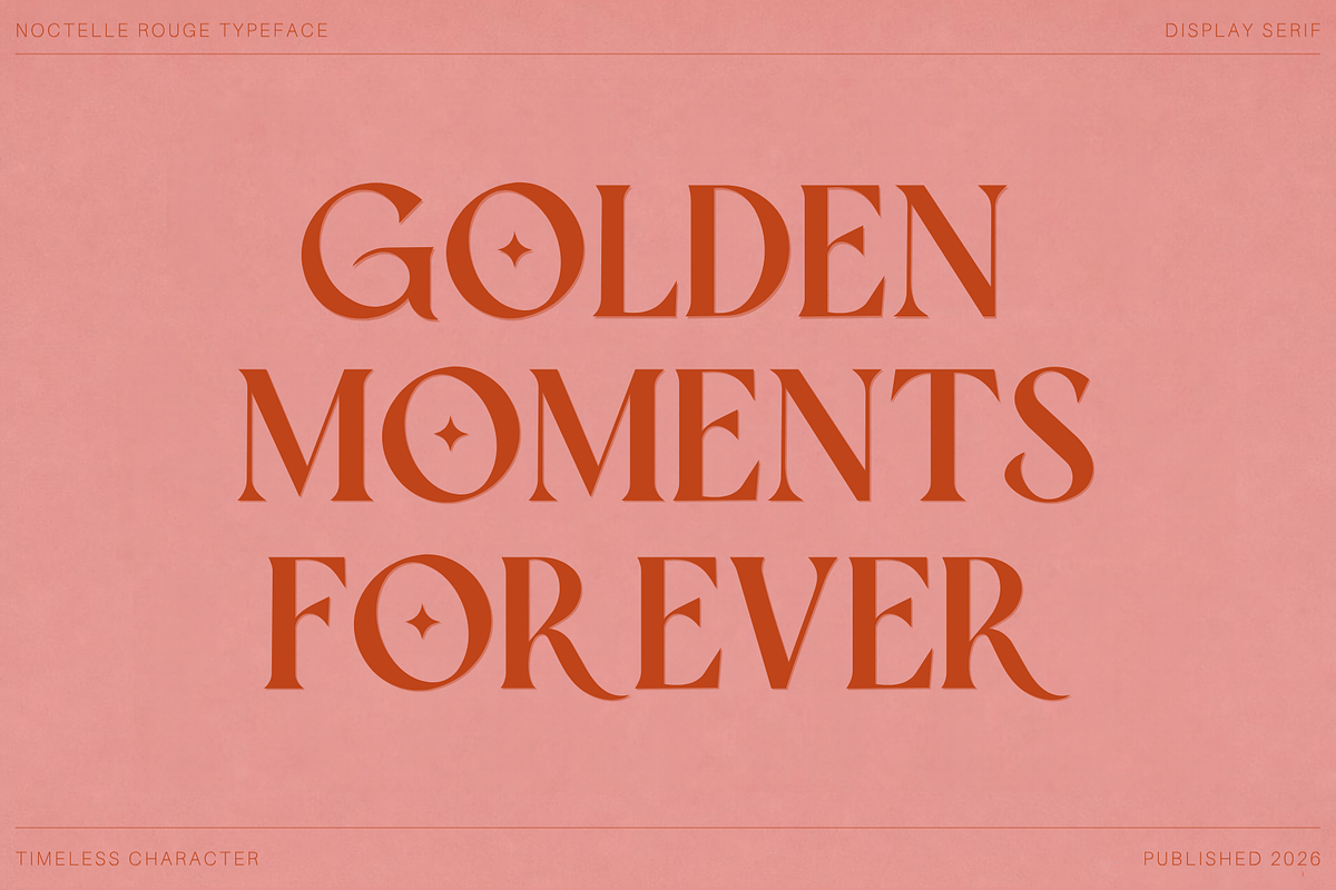 Noctelle Rouge - Display Serif Font, a Serif Font by Creacy Studio (Photo 3 of 10)