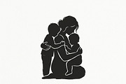 loving mother and children, a Person Illustration by Amazin_art (Thumbnail 3 of 46)