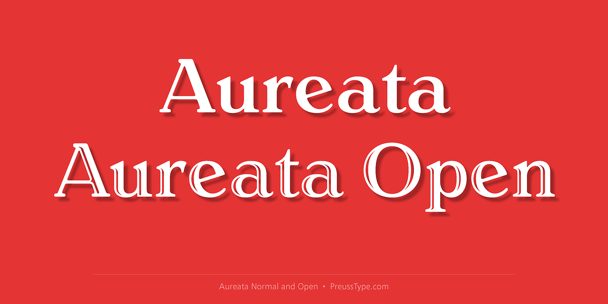 Aureata, a Serif Font by preussTYPE (Photo 1 of 10)