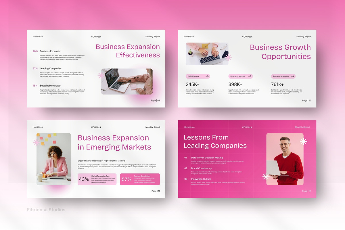 Performance Report, a Presentation Template by FIBRINOSÄ (Photo 7 of 7)