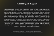 TBJ Felium Monospace Clean Modern, a Sans Serif Font by Taboja Studio (Thumbnail 9 of 15)
