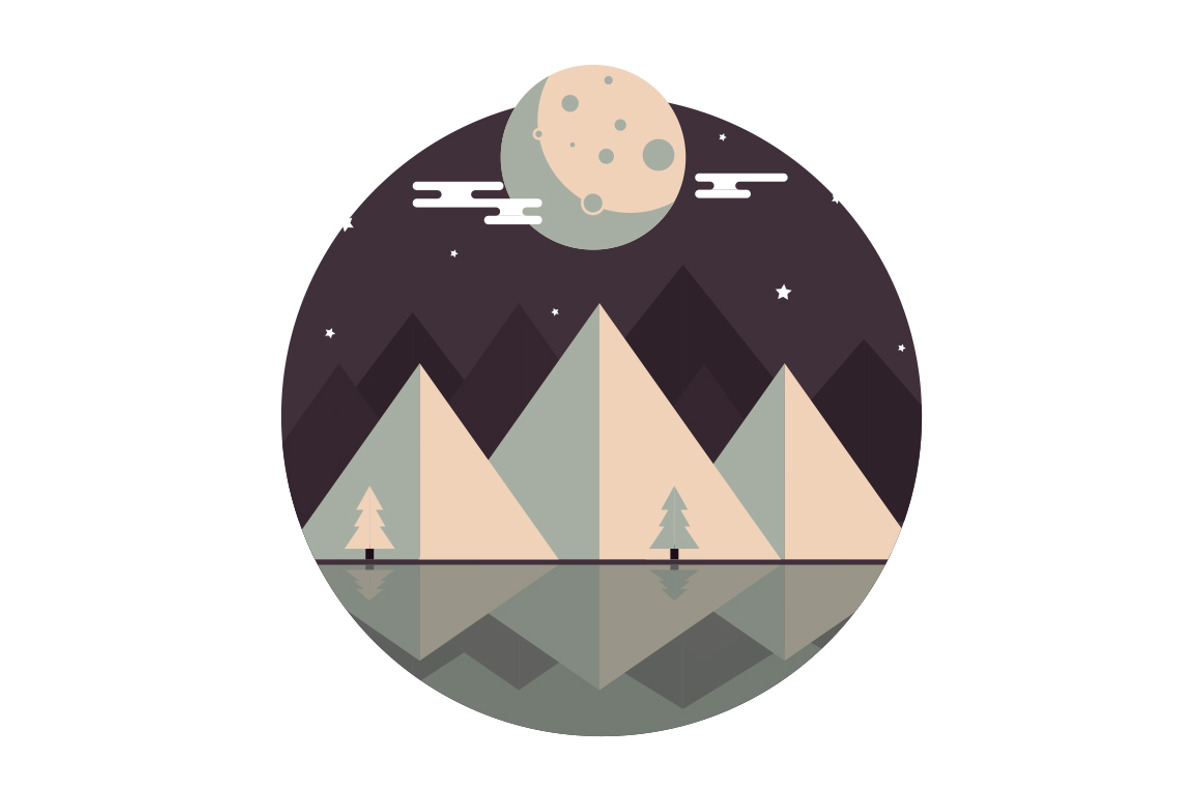 Midnight, an Illustration by Vectoria