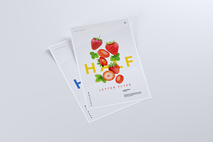 Half Letter Flyer Mockup