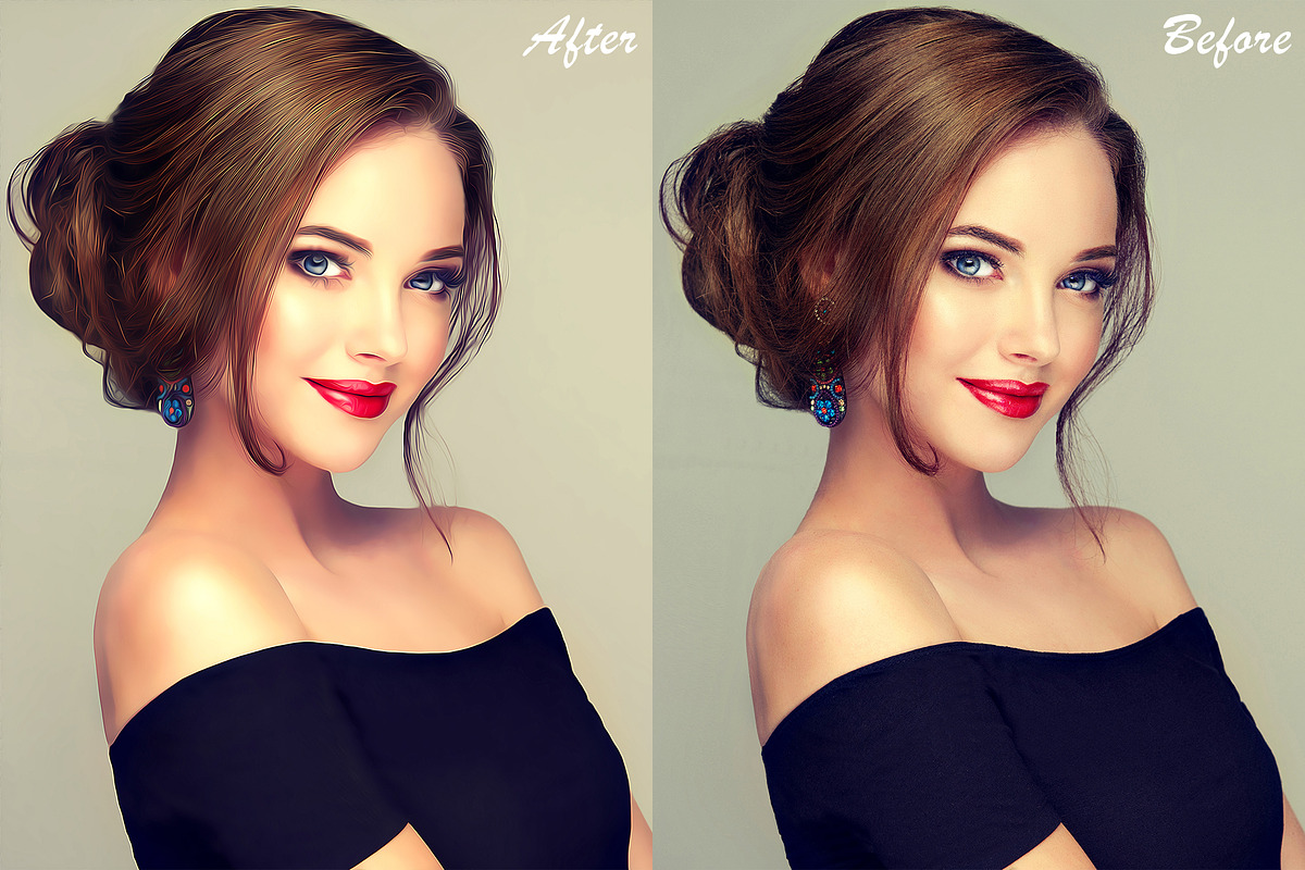 Glorious Painting Photoshop Action, an Action Add-On by CraftingStudio (Photo 2 of 4)