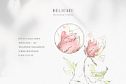 Watercolor delicate flowers, a Decorative Illustration by Summer Nightingale Art (Thumbnail 3 of 4)
