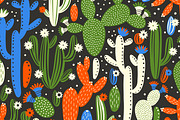 Cacti, a Pattern Graphic by Mona Monash (Thumbnail 5 of 7)