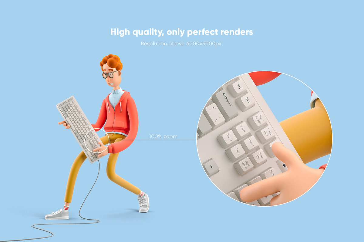 Nerd Larry Set, a Technology Illustration by Best Pixels™ (Photo 5 of 9)