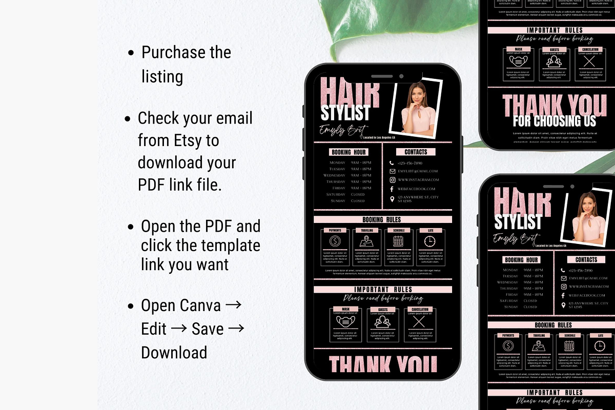 Acuity Scheduling Template, a Templates & Theme by TimCanvaTemplate (Photo 4 of 5)