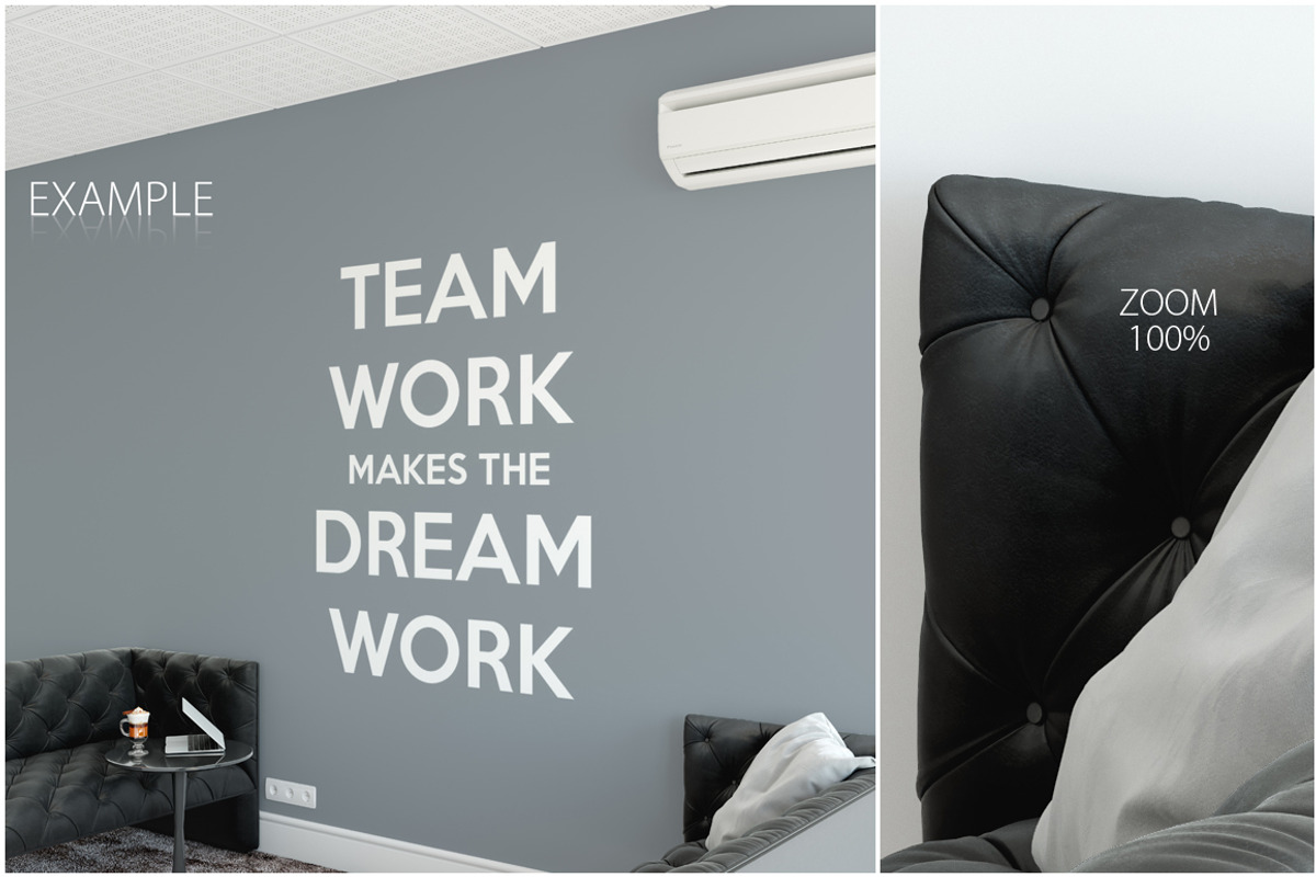 OFFICE Wall Mockup Bundle, a Print Template by Yuri-U (Photo 12 of 15)