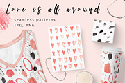 Love is all around, a Pattern Graphic by Svyatoslava_M (Thumbnail 1 of 4)
