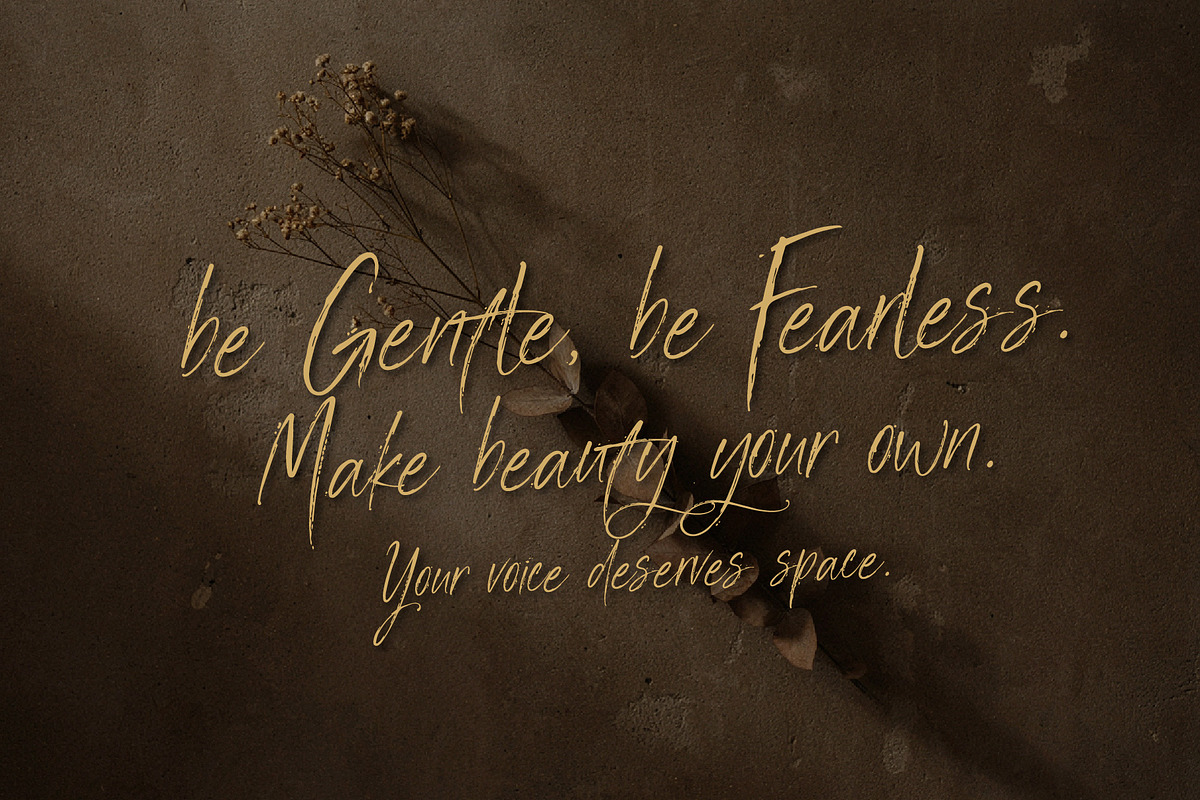 Manstera Leviosa - Expressive Script, a Script Font by HypeWorksCo (Photo 11 of 15)
