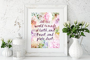 10 Floral watercolor posters, a Decorative Illustration by Anna Guz's Store (Thumbnail 11 of 12)