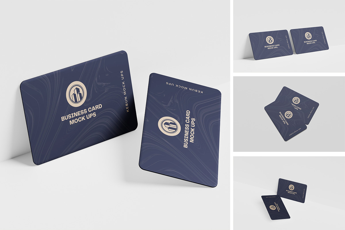 business card, a Business Card Template by kebunmockup (Photo 1 of 5)