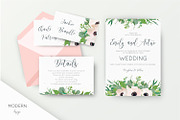 Wedding suite - Lovely Anemone, a Card Template by Alewiena (Thumbnail 4 of 9)