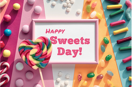 Text Happy Sweetest day in pink, a Holiday Photo by tilialucida